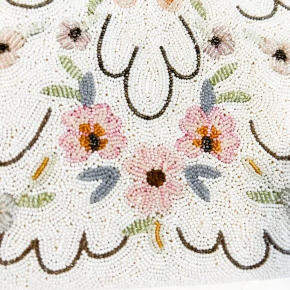 VINTAGE Authentic 1930's Hand-beaded French Parisian Evening Bag - Picture 4 of 7